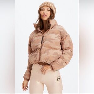 Fabletics Women's Camouflage Puffer Jacket